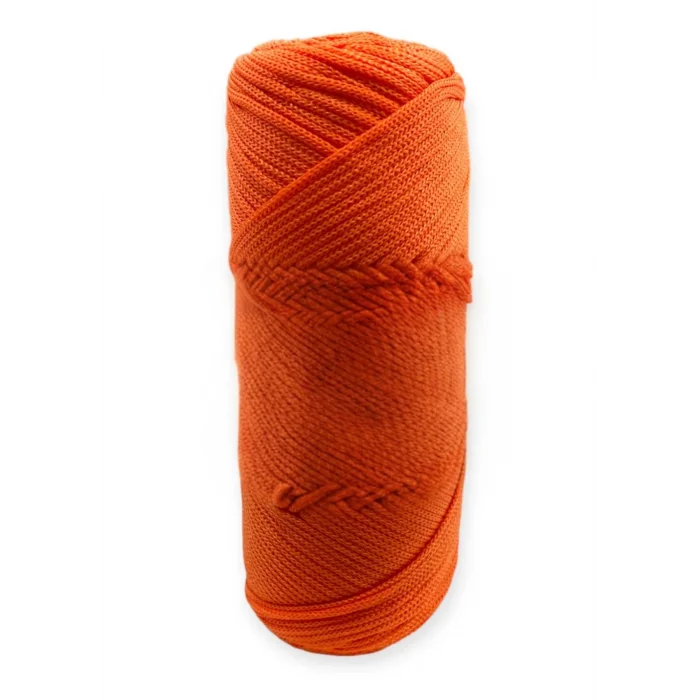 Makrome İpi 3mm Polyester Turuncu Simli