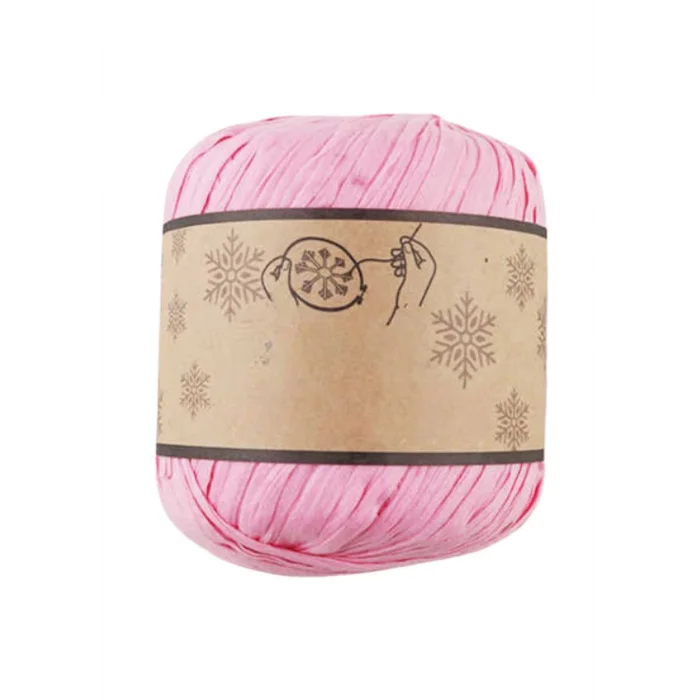 Rafya İp 50 gr Pembe