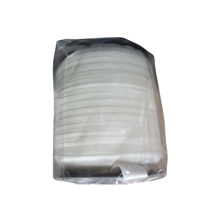 Çamaşır Lastiği Düz 1 cm  75 Metre 1 Top Ekru