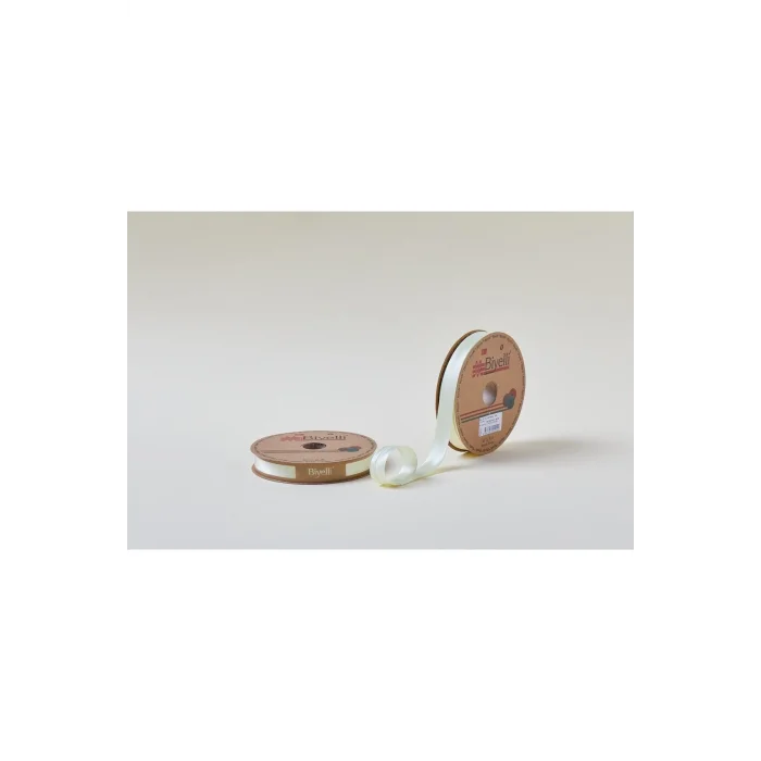 Biye Saten Katlı 005 Açık Sarı 2 cm 25 Metre %100 Polyester