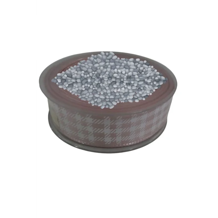 Tafta Ekoseli Kurdele 25 mm Pudra 1 Metre