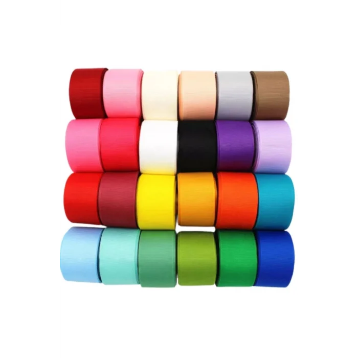 Grogren Kurdele 1 cm 10 Metre Bordo