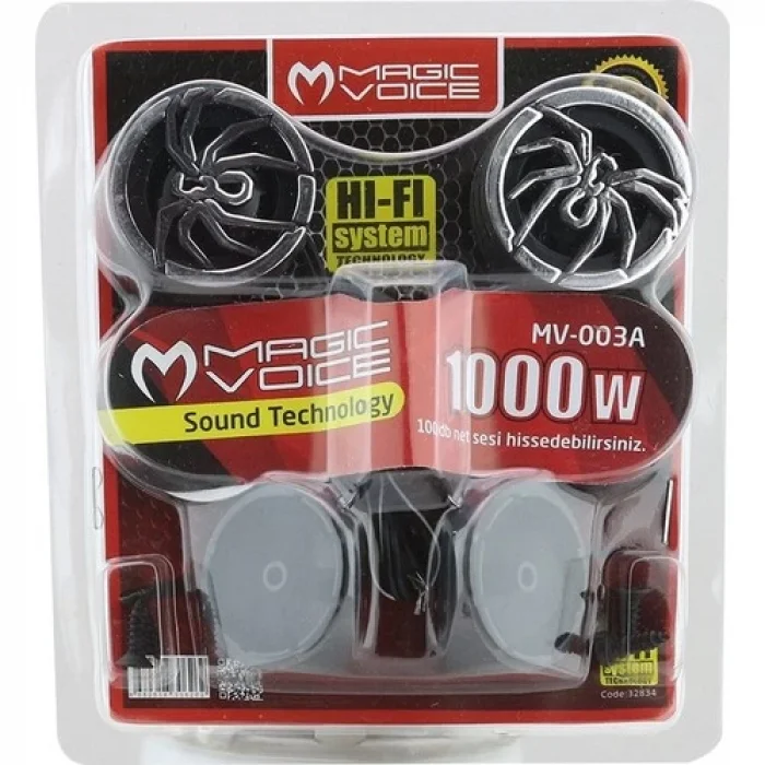 YNSS Magıcvoıce MV-003A 100DB-1000 Watt Akrep Tweeter (4262)