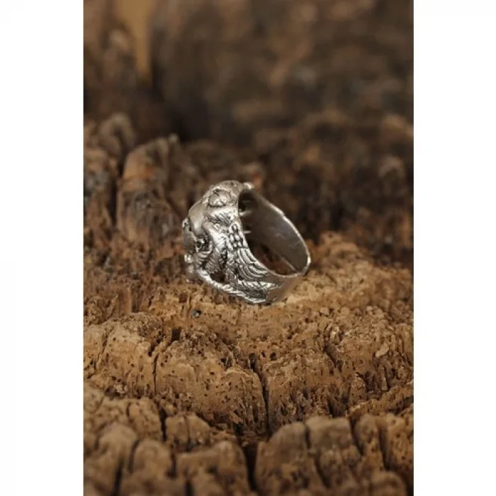 Karce Medusa Model Ayarlanabilir Erkek Yüzük