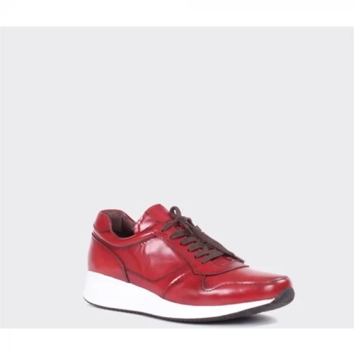 Rrm Erkek Deri Bordo Spor Ayakkabı