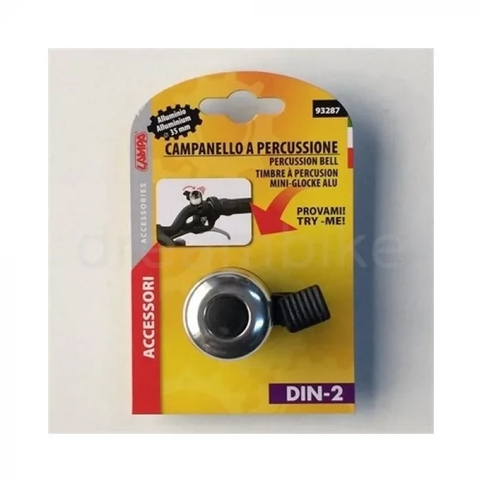 Lampa DIN-2 35mm Parlak Aluminyum Zil 93287