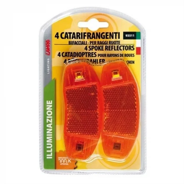 Lampa Sarı Bisiklet Jant Reflektörü 4 Ad. 93511