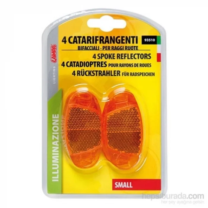 Lampa Sarı Bisiklet Jant Reflektörü 4 Ad. 93510