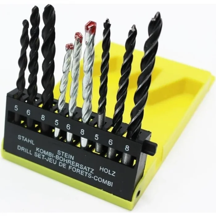 Rico Çelik Duvar Ahşap Matkap Ucu 9lu Set 090632