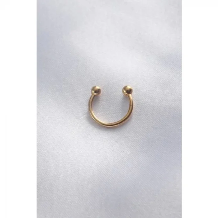 Karce CLZ943  316L Cerrahi Çelik Minimal Toplu Gold Renk Halka Piercing