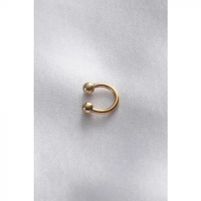 Karce CLZ943  316L Cerrahi Çelik Küçük Minimal Gold Renk Halka Piercing