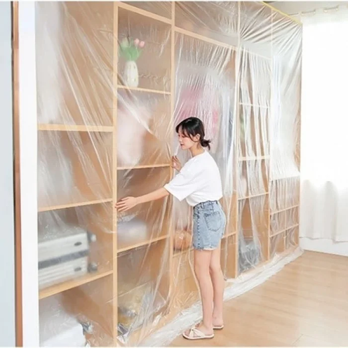 Wave®  Boya Badana Eşya Koruma Hışır Örtüsü 280CM x 15 mt  Yapışkanlı Hışır Örtü