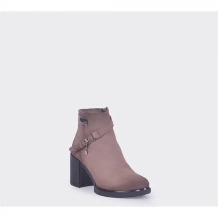 Rrm Nubuk Kadın Vizon Klasik Bot