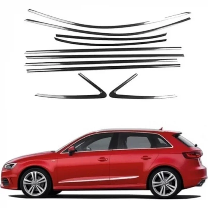 Senin Oto Aksesuar Audi A3 Hb Krom Cam Çıtası