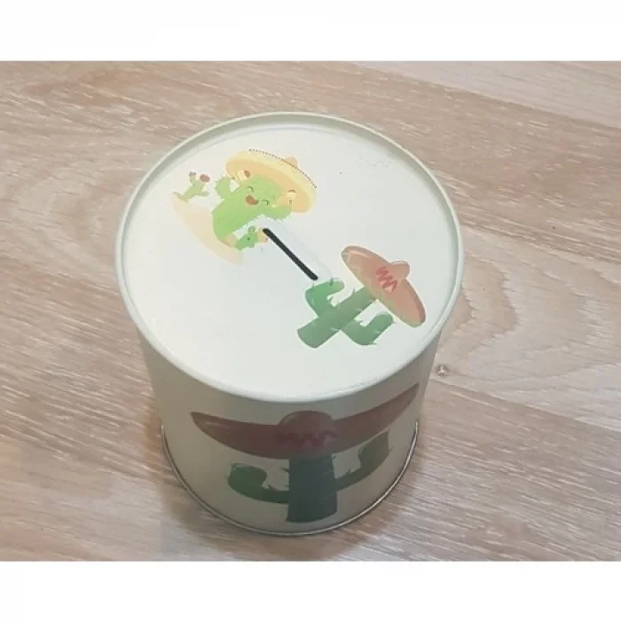 Pi İthalat Kumbara - Kaktüs Tasarımlı Büyük Boy