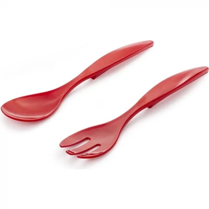 Durbuldum Akrilik Soft Kırmızı Kaşık-Çatal