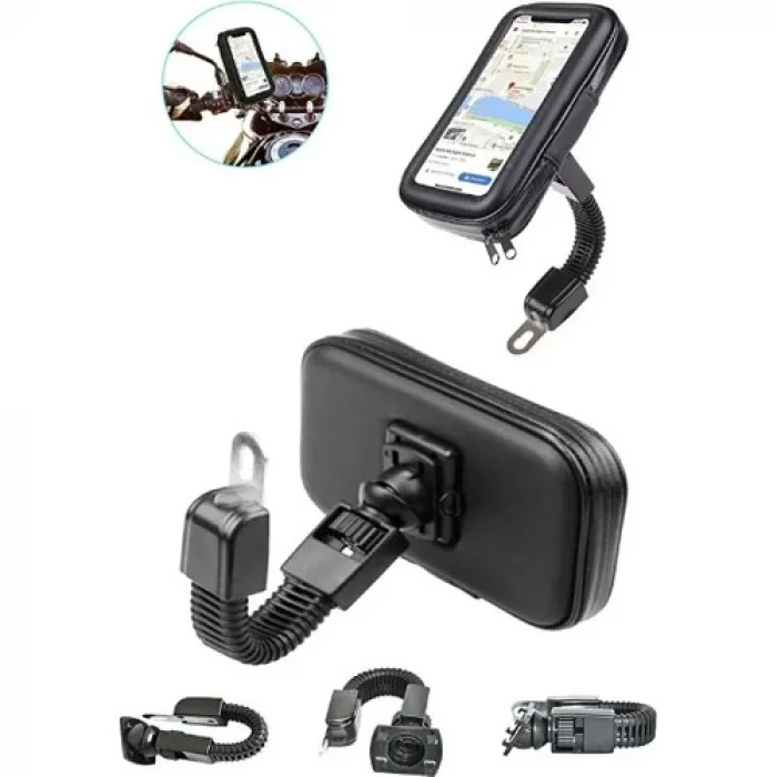 Su Geçirmez Motosiklet Telefon Tutucu