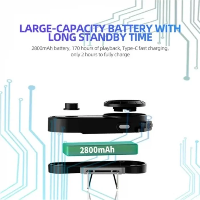 A30 Motosiklet Kask Kulaklık Intercom Işıklı 2 Eşleşme Özellikli