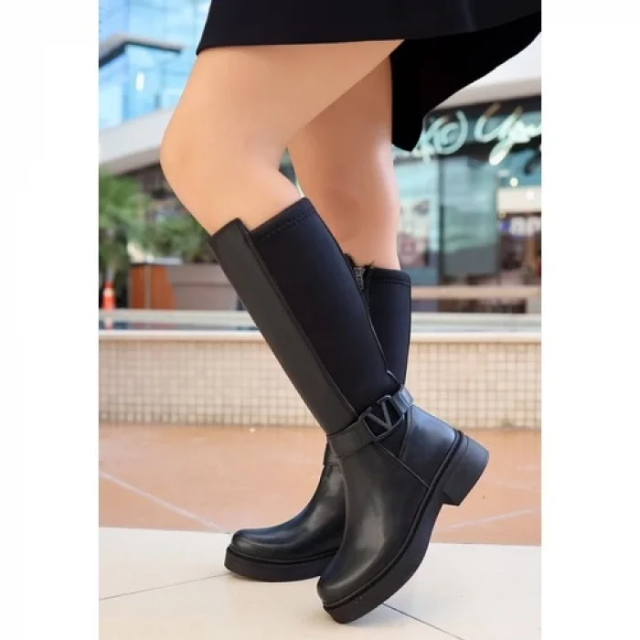 Solhel Diona Siyah Cilt Çizme