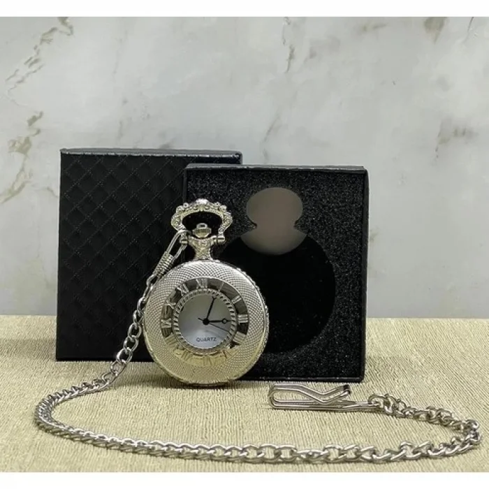 Özel Kutulu Gümüş Köstekli Saat ALK4660