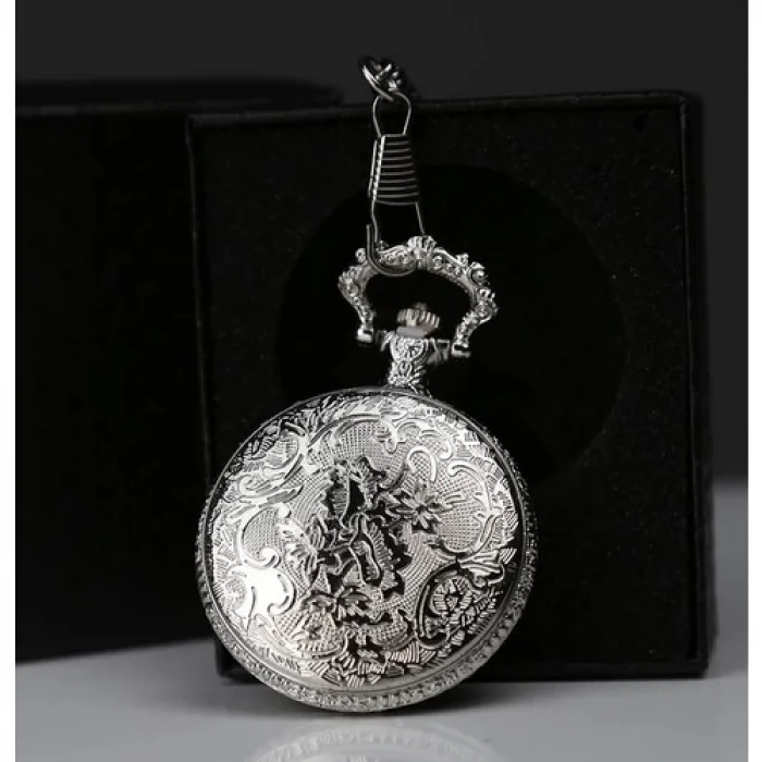 Özel Kutulu Gümüş Köstekli Saat ALK4660