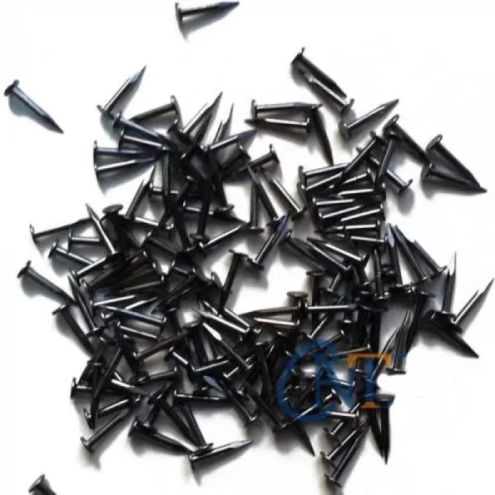 Klips, Menteşe, Ayağı Çivisi 9mm Çelik - Siyah 100GR