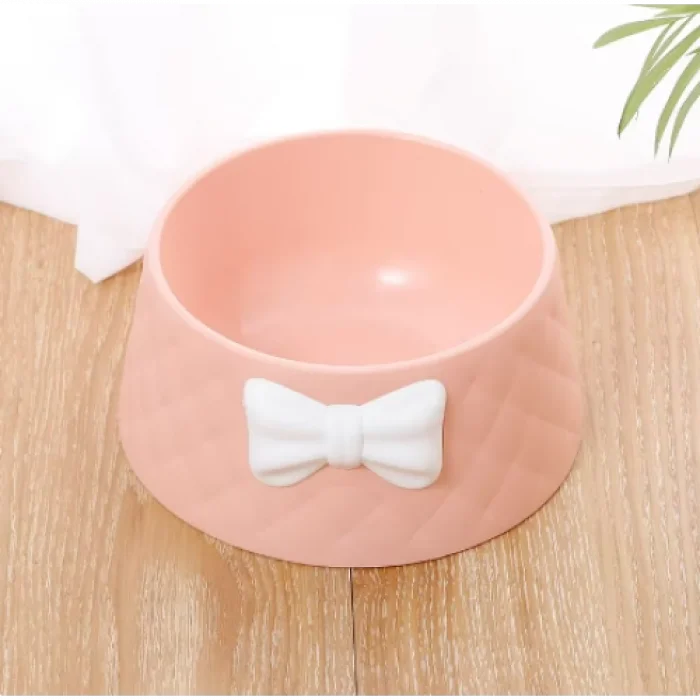 Mikopet Şık Desenli Fiyonklu Mama Kabı