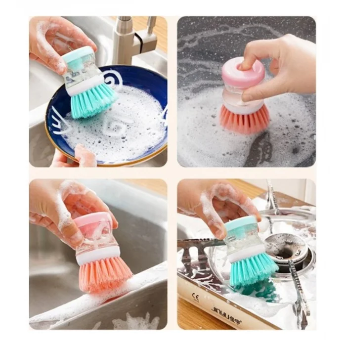 Deterjan Hazneli Bulaşık Yıkama Fırçası