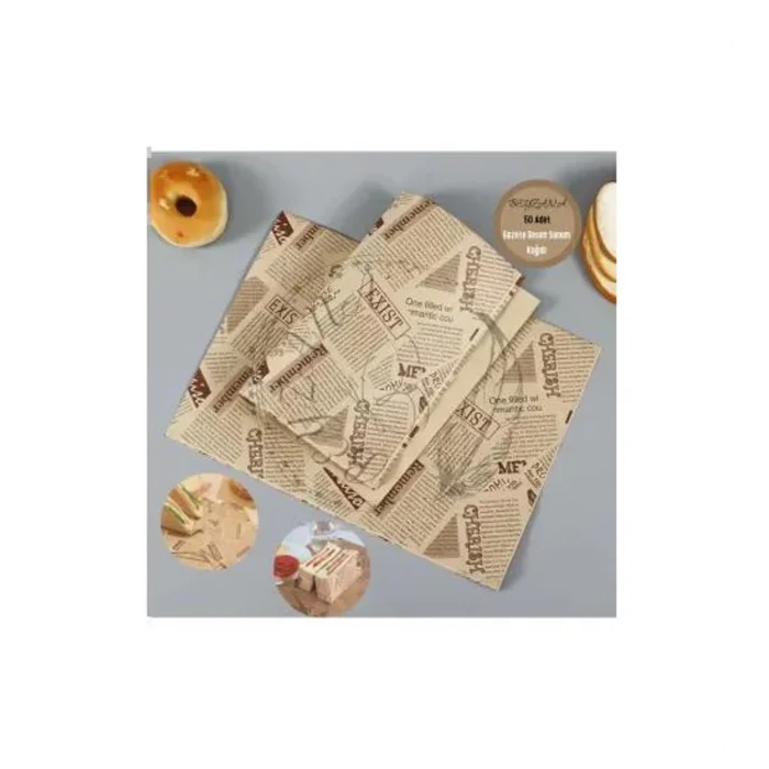 Ttt Vintage Gazete Desenli Sunum Kağıdı 50 Adet