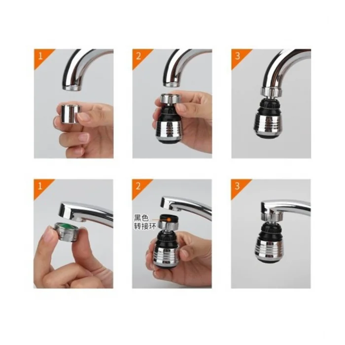 Su Tasarruflu 2 Modlu Musluk Başlığı Kısa