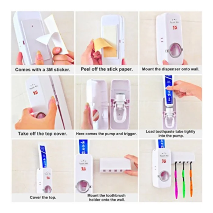 Fuescasa Diş Macunu Sıkacağı Fırçalık