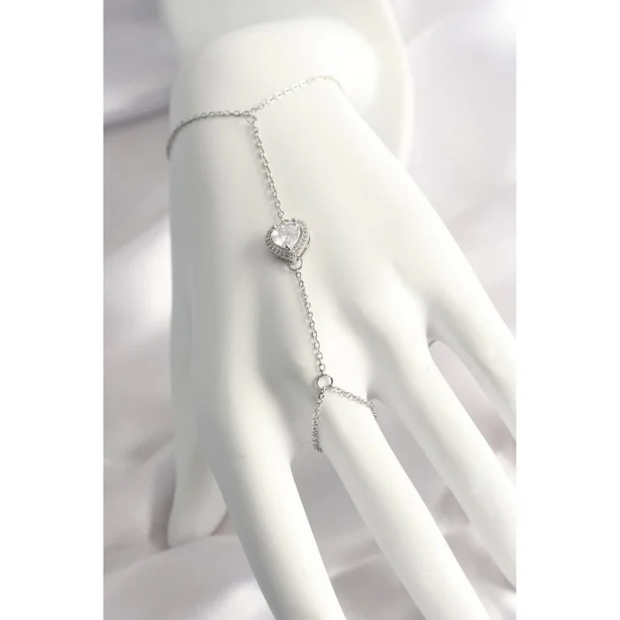 Skygo 316L Çelik Gümüş Renk Kalp Model Şahmeran - TJ-SN550