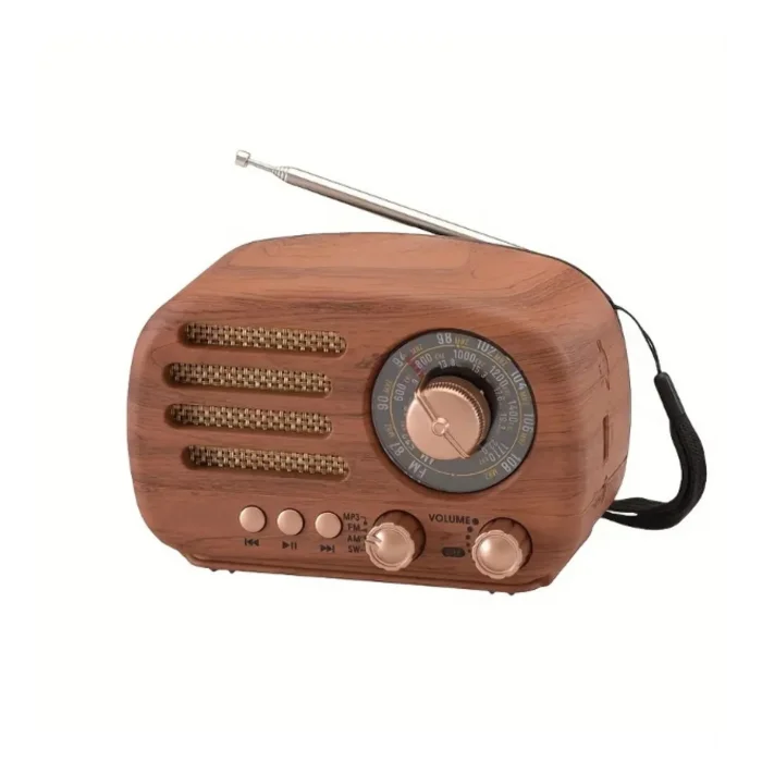 Ahşap Retro Radyo