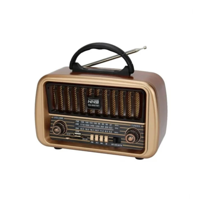Klasik Taşınabilir Model Nostaljik Radyo
