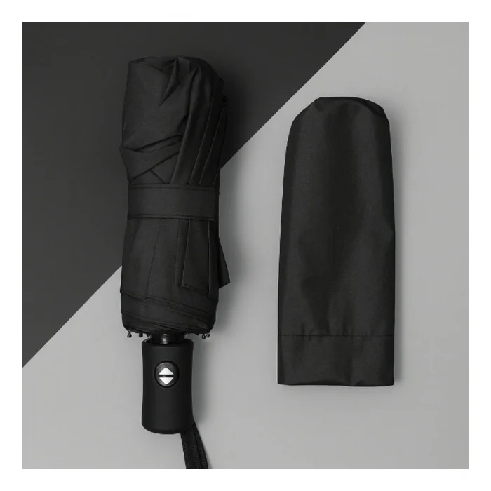 Siyah Kılıflı Otomatik Kompakt Şemsiye