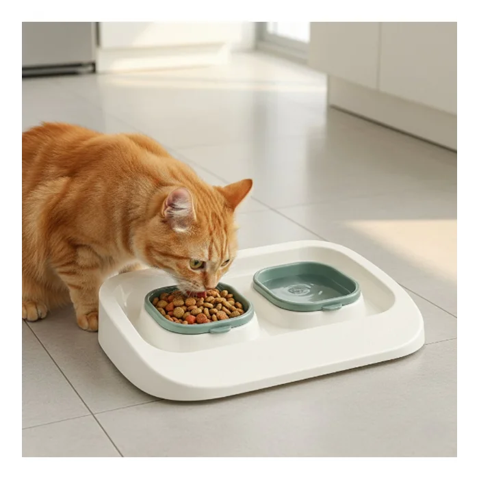 Mikopet Yeşil 2si 1 Arada Mama Ve Su Kabı