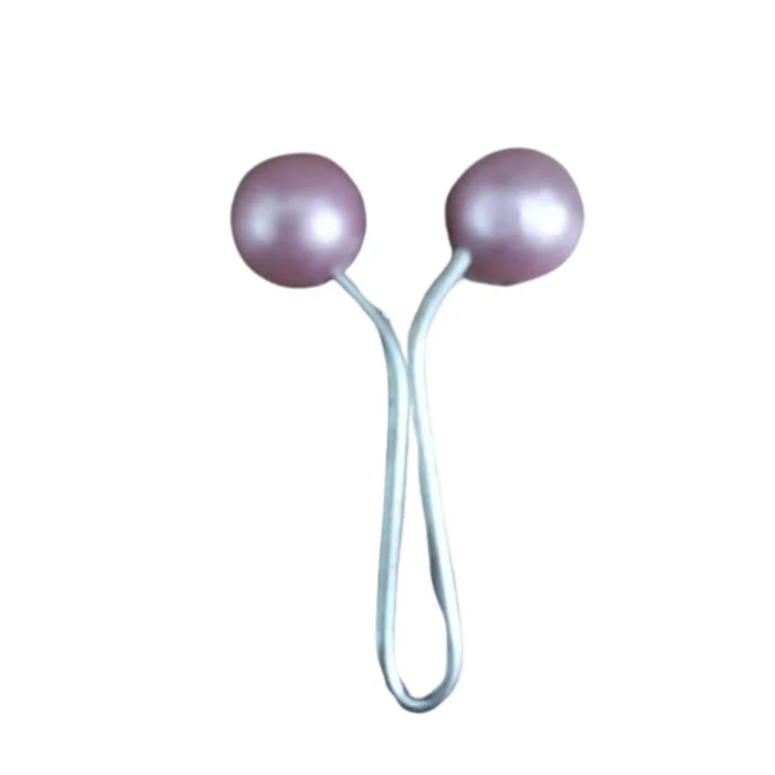 Eşarp Klipsi Top Model Düz Pembe 1 Adet