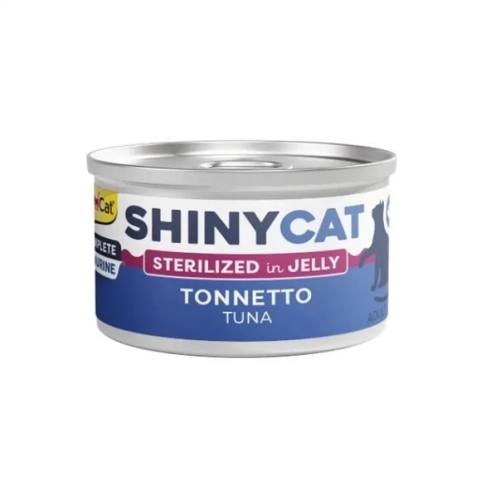 Gimcat Shinycat Jöle İçinde Ton Balıklı Kısırlaştırılmış Konserve Kedi Maması 70 Gr