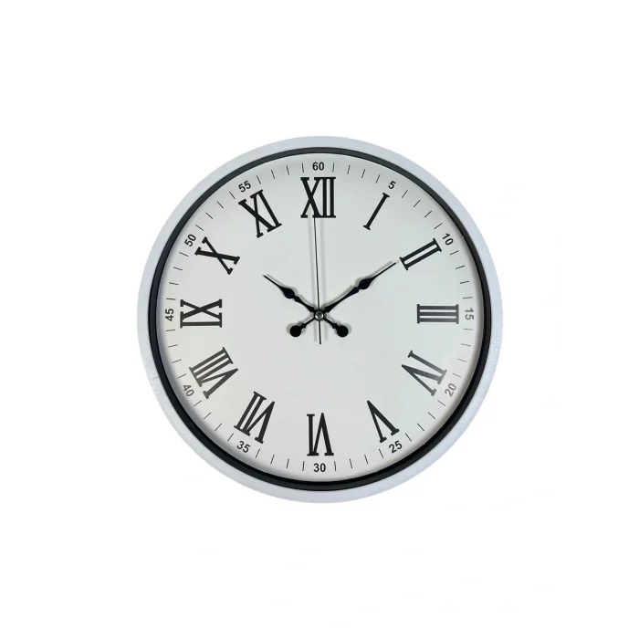 Zentime 36 Cm Beyaz Dekoratif Duvar Saati