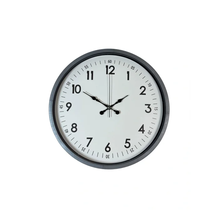 Zentime 36 Cm Gri Dekoratif Duvar Saati