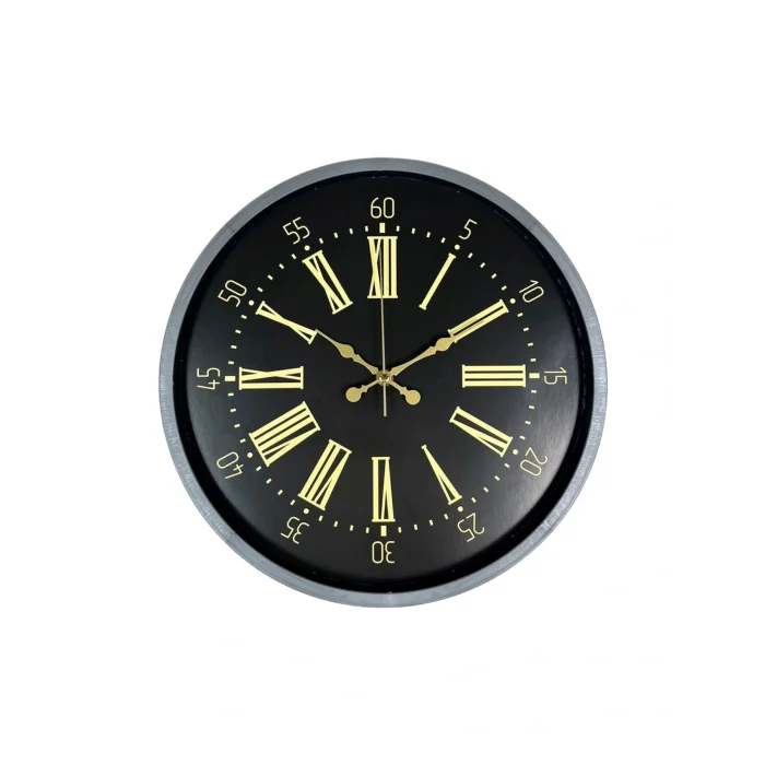 Zentime 36 Cm Gri Dekoratif Duvar Saati