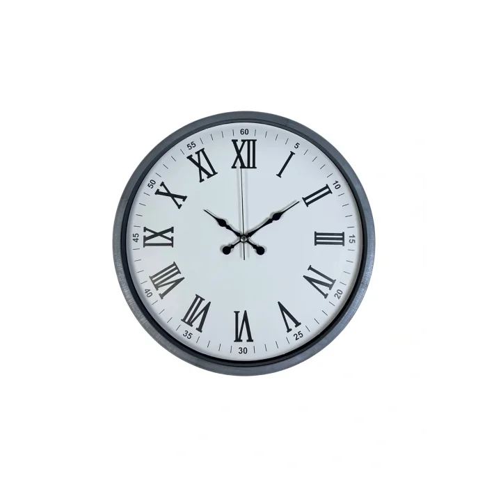 Zentime 36 Cm Gri Dekoratif Duvar Saati