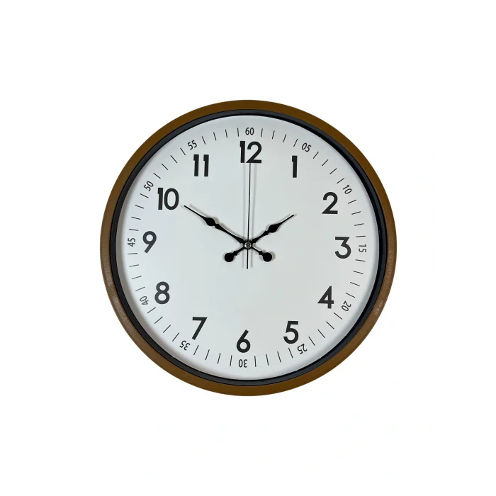 Zentime 36 Cm Kahverengi Dekoratif Duvar Saati