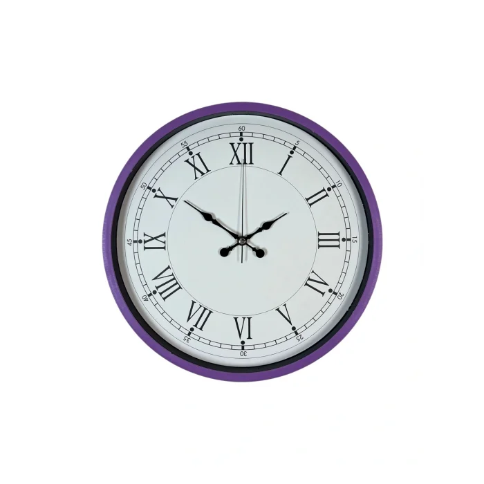 Zentime 36 Cm Mor Dekoratif Duvar Saati