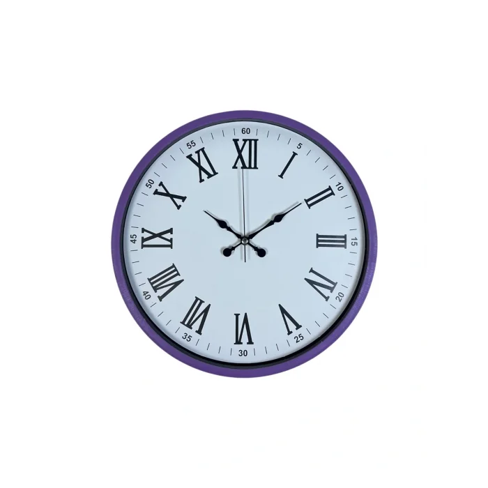 Zentime 36 Cm Mor Dekoratif Duvar Saati