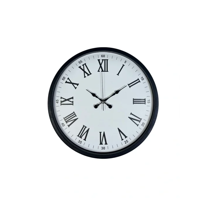 Zentime 36 Cm Siyah Dekoratif Duvar Saati