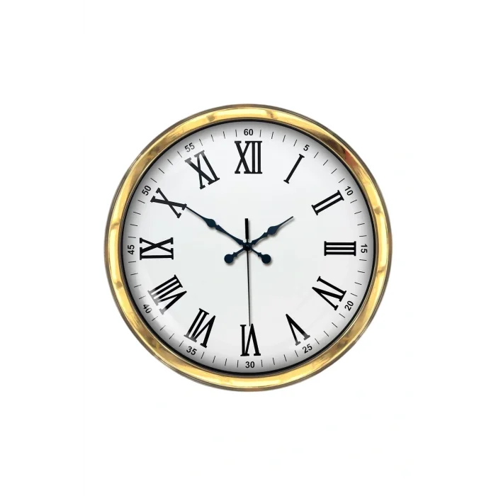 Zentime 40 Cm Gold Lüks Duvar Saati
