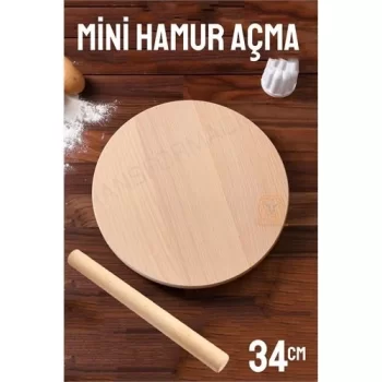 34 Cm Merdaneli Hamur Açma Masası