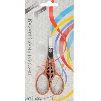 Nakış Makası Dekoratif Bakır Kelebek YBL-403 Model 18