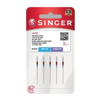 Deri İğnesi Karışık (5Li Blister)(3X14, 2X16 No.)